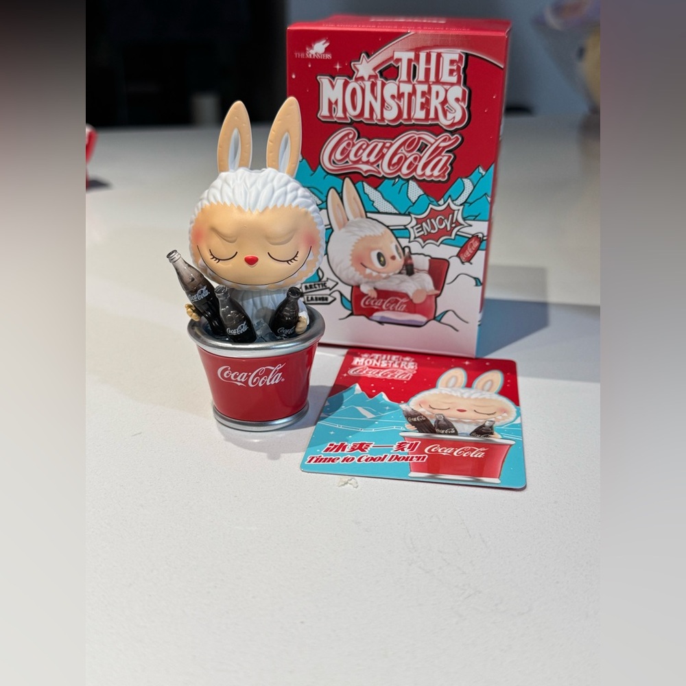 Coca-Cola Labubu The Monsters figures.